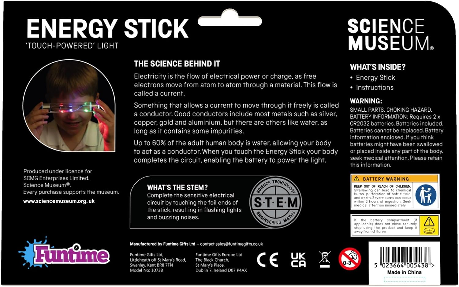 Science Museum Energy Stick