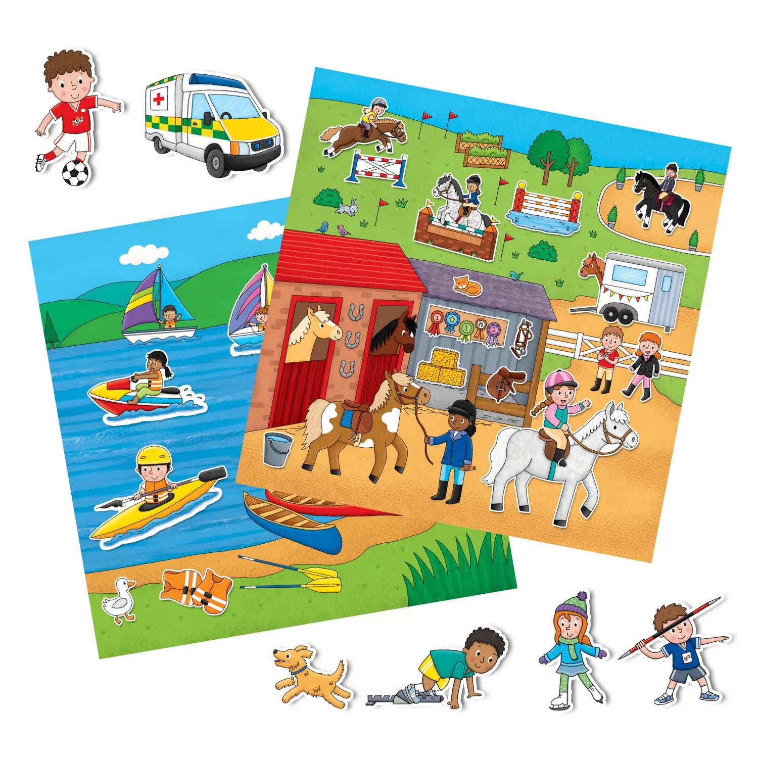 Reusable Sticker Book Sports