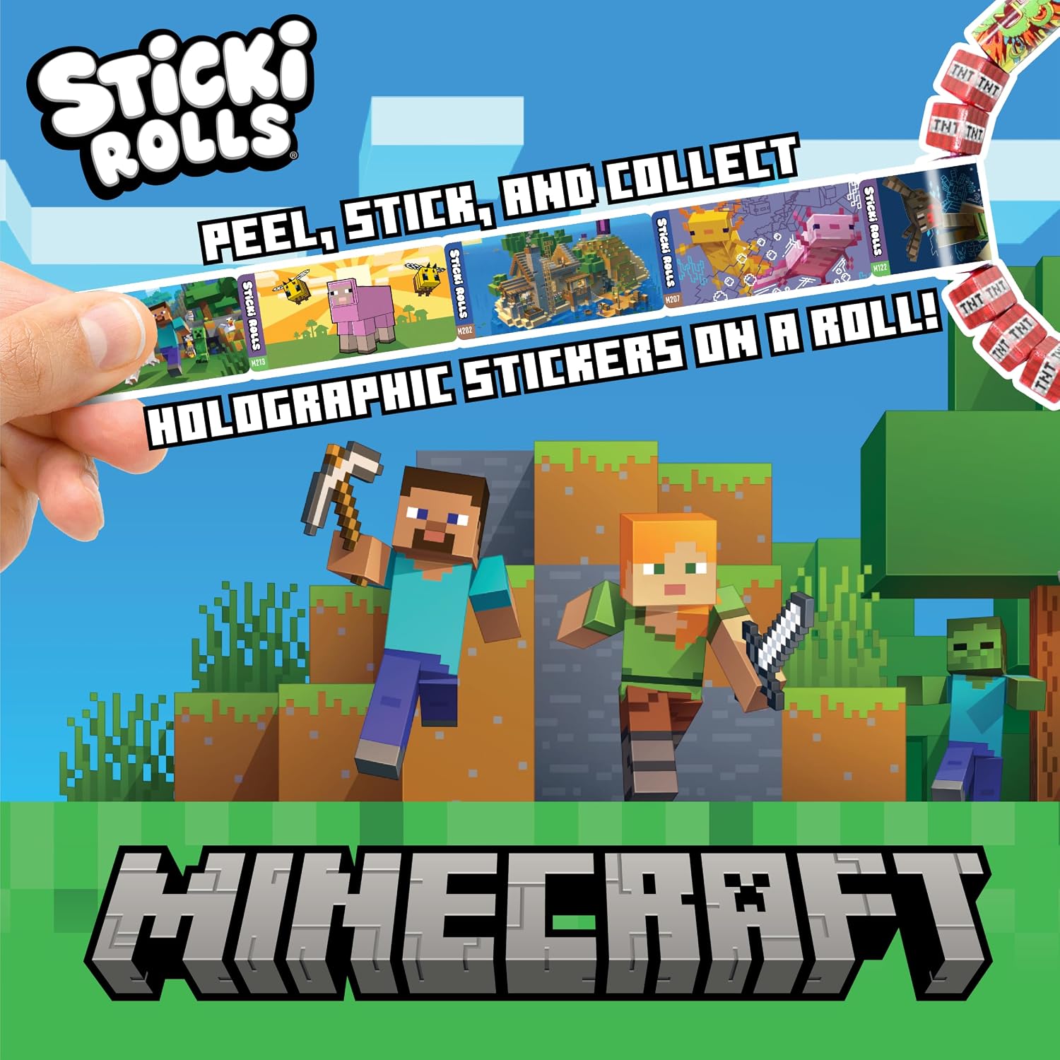 Sticki Rolls Minecraft Backpack Clip