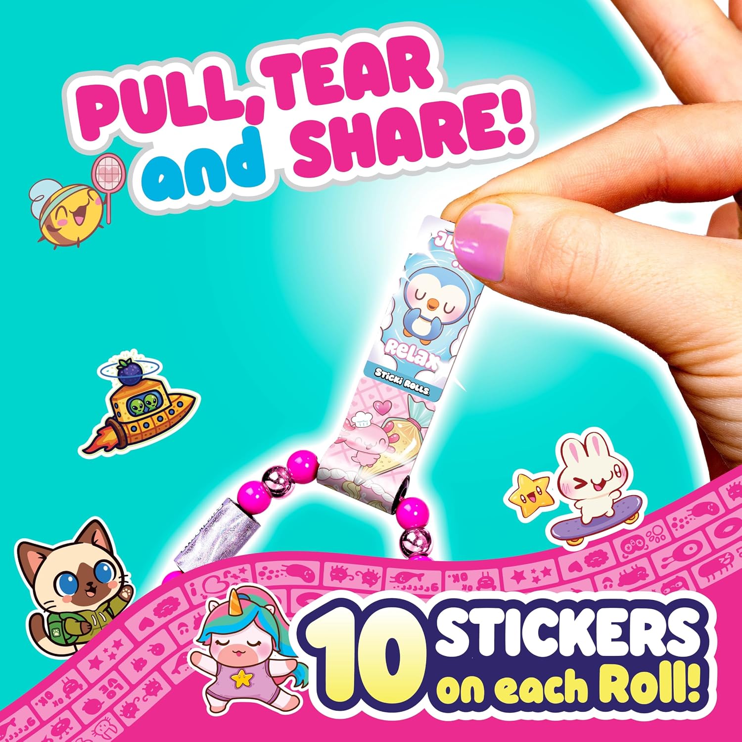 Sticki Rolls Sticki Book Pack S3
