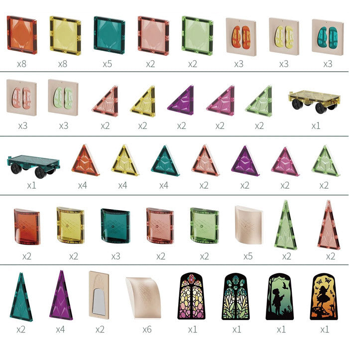 MagArt - Magnetic Tiles Luxury Kit