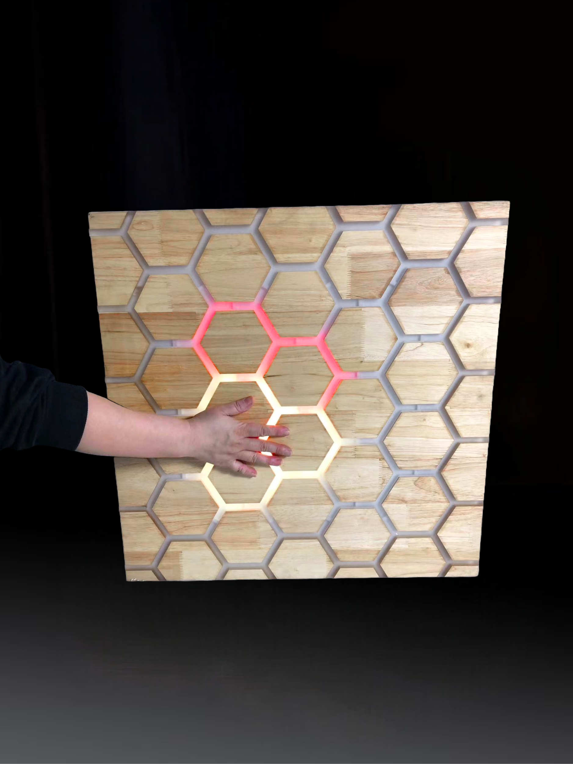 Touch Interactive Honeycomb Panel - Wall Mounted