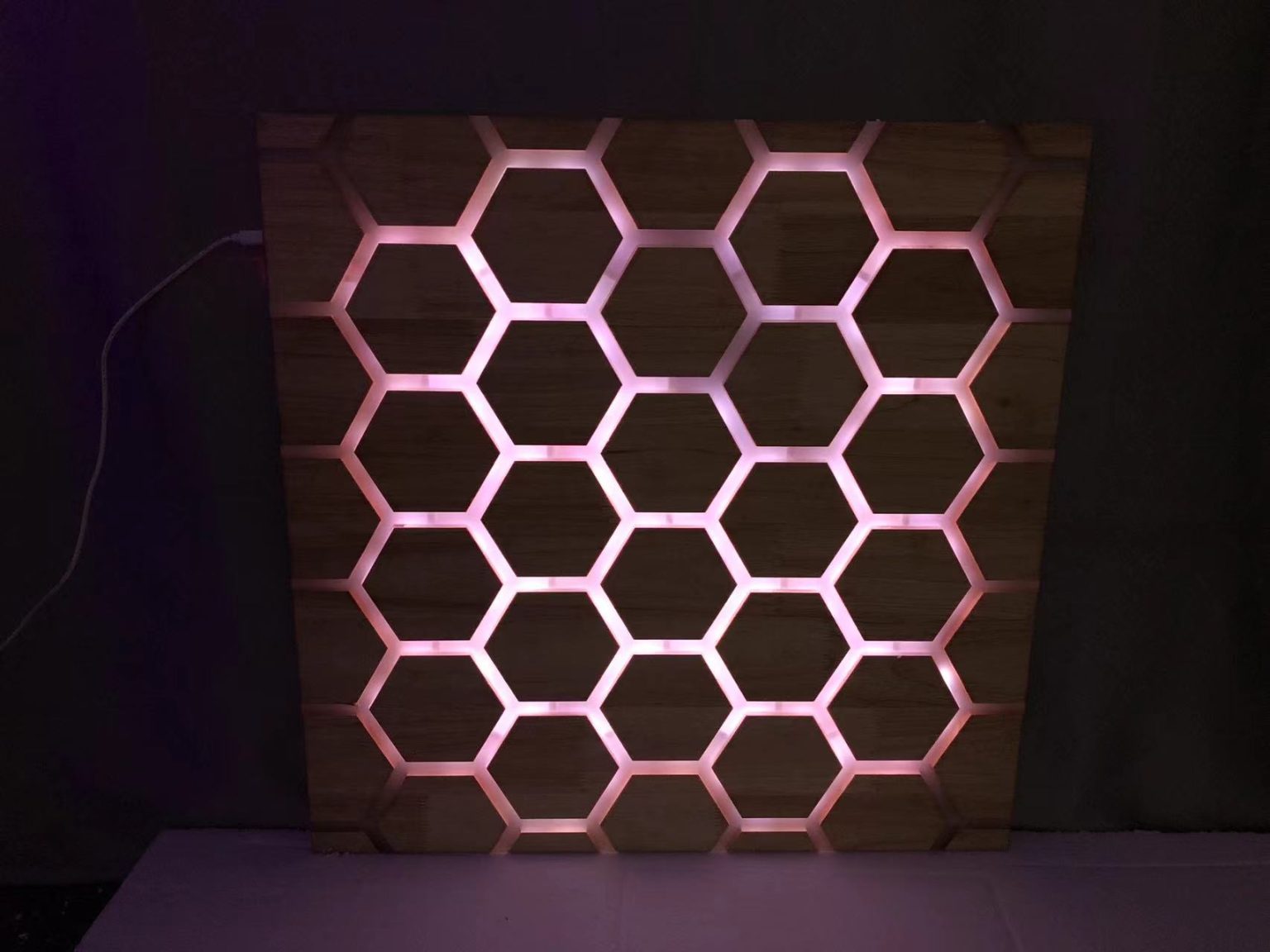 Touch Interactive Honeycomb Panel - Wall Mounted