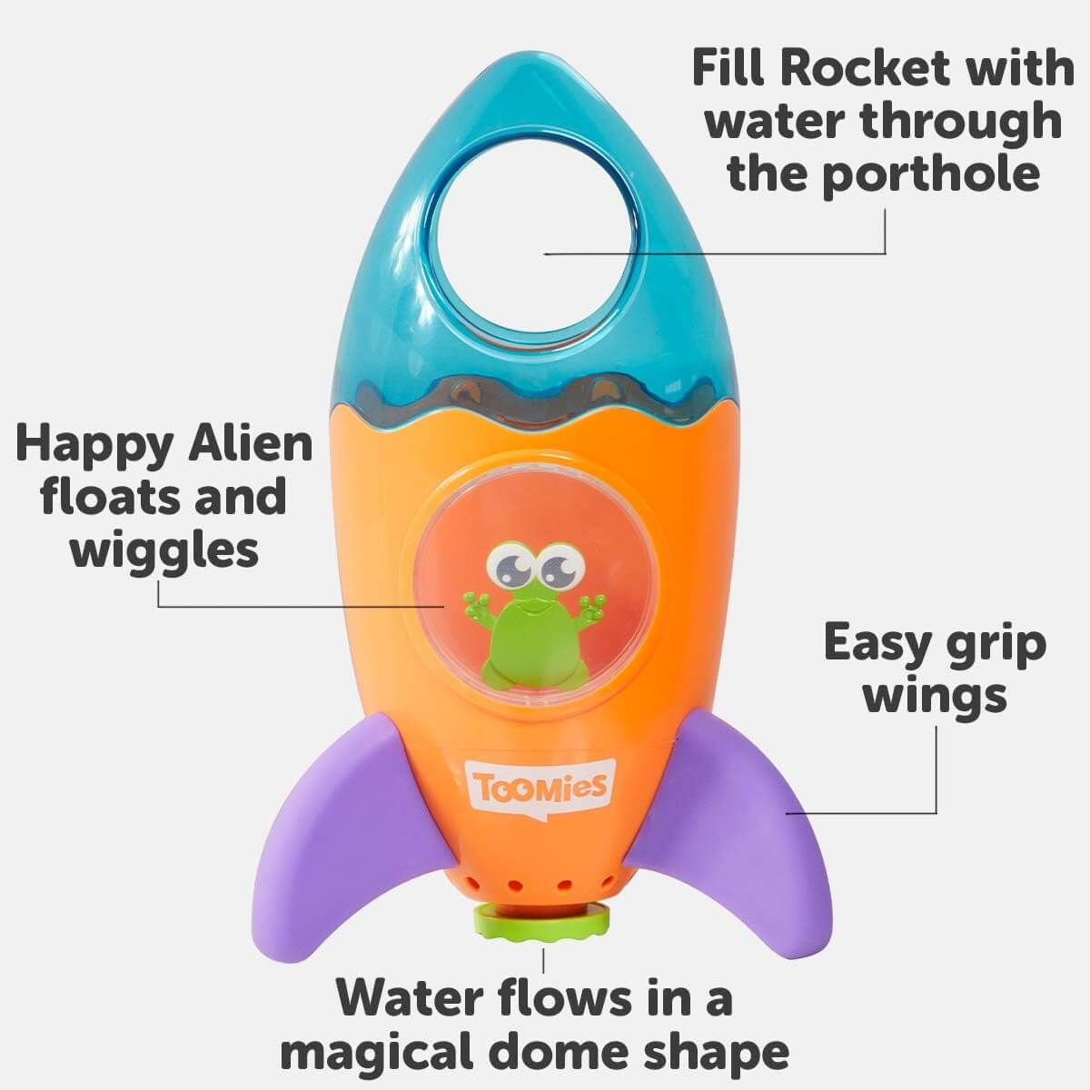 Fountain Rocket Bath Toy