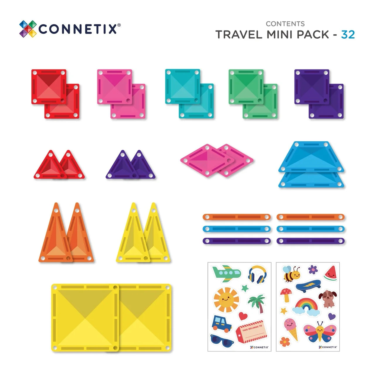 Connetix Travel Mini Pack 32 pc