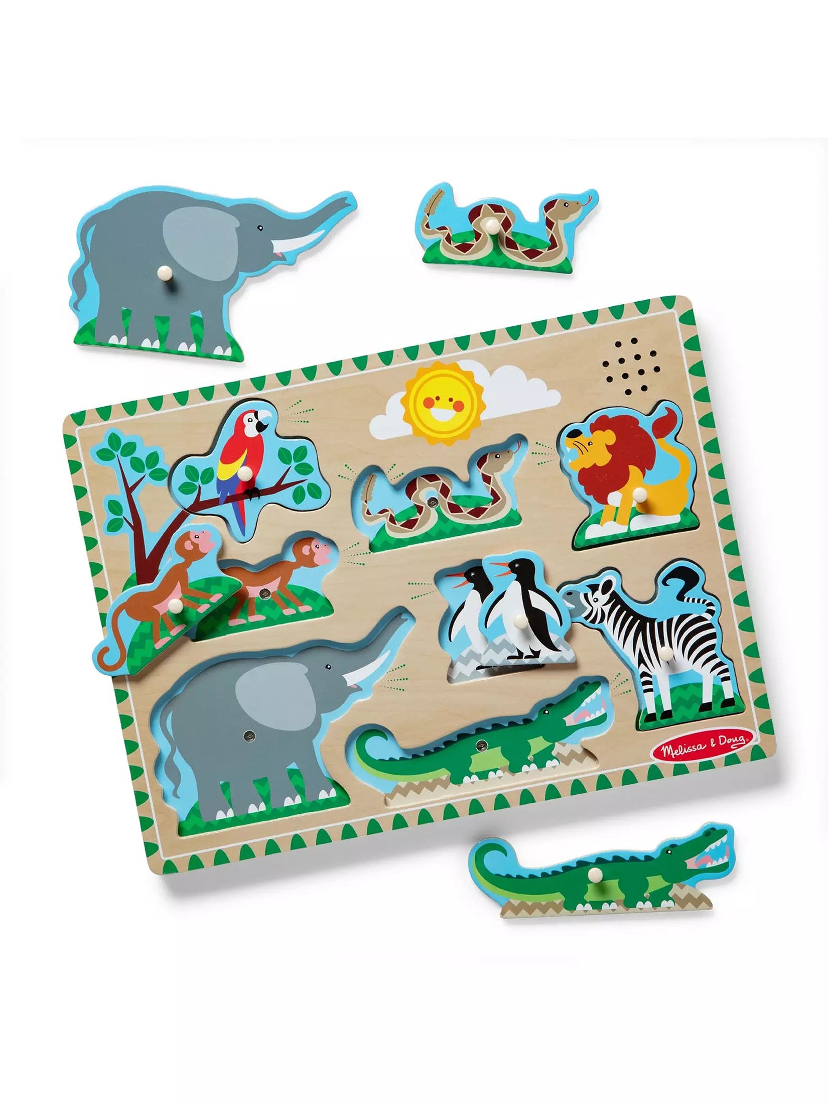 Melissa & Doug Zoo Animals Sound Puzzle