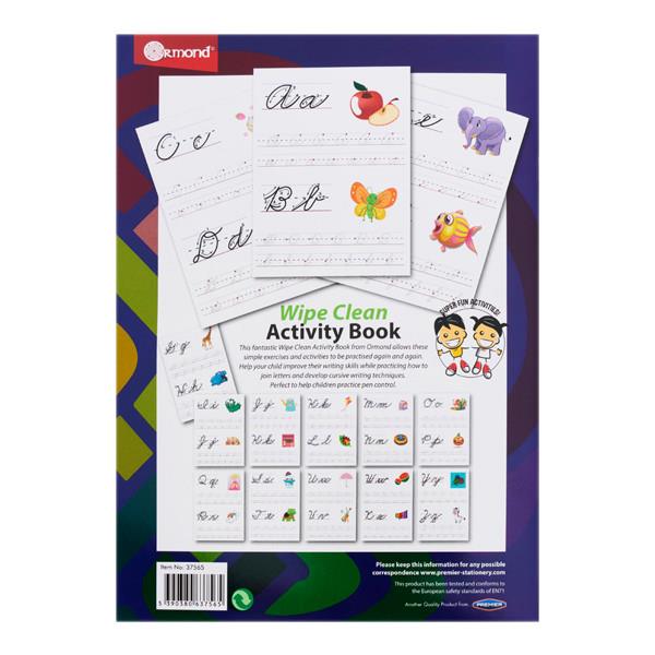 Wipe Clean Activity Book Cursive