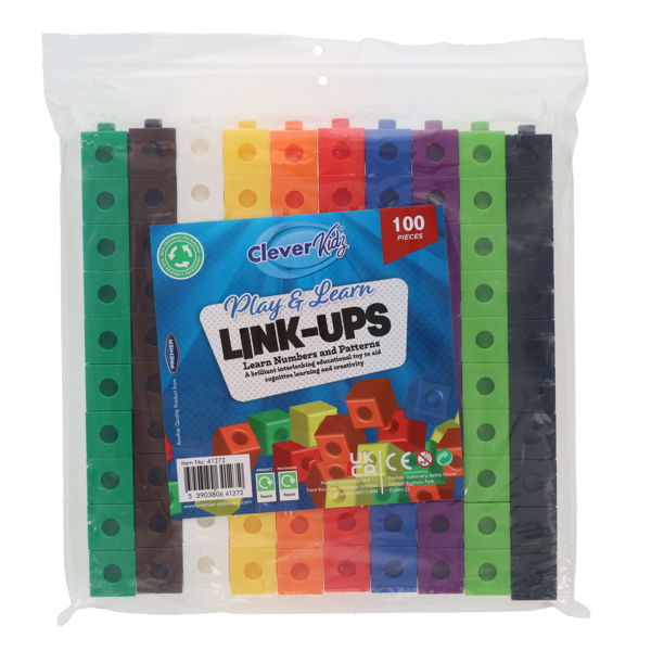 Linking Maths Cubes - Pack of 100