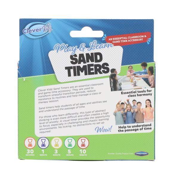 Clever Kidz Various Sand Timers