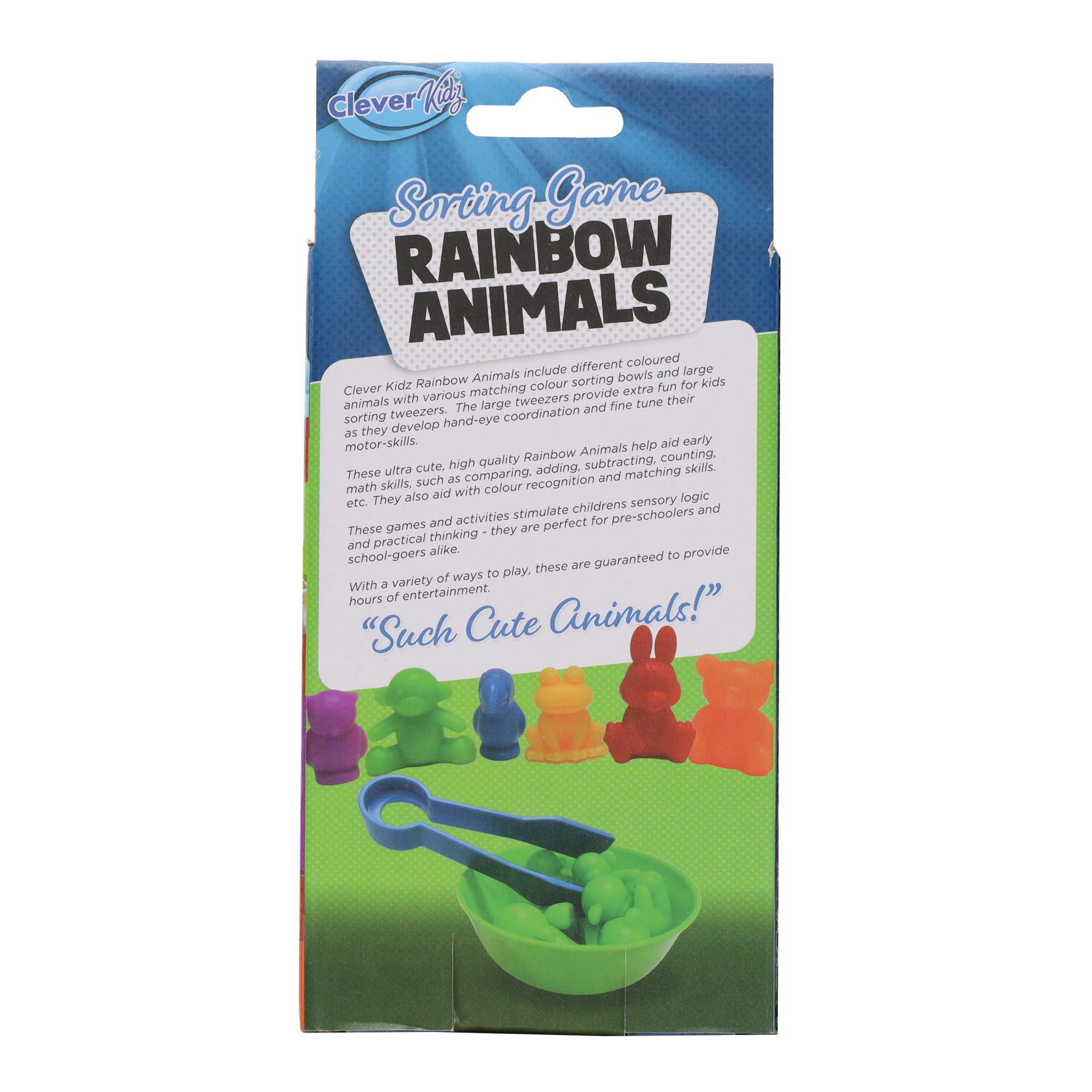 Sorting Game - Rainbow Animals