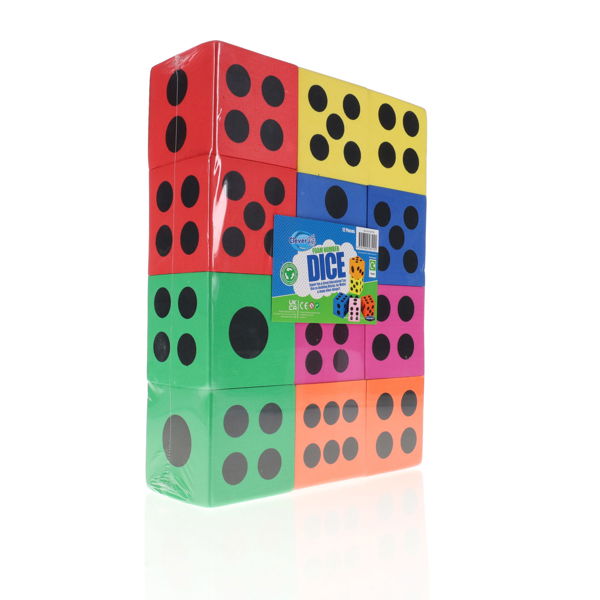 Foam Dice - Pack of 12