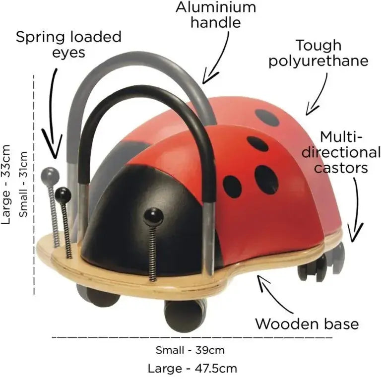 Wheelybug Ladybird Large/3 years +
