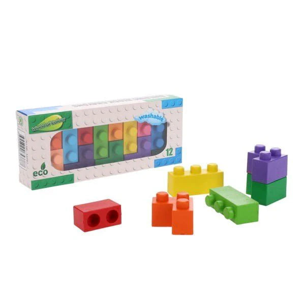 World Of Colour Building Block Crayons