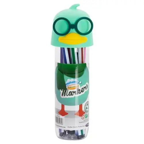 World of Colour Tub 12 Washable Felt Tip Markers – Duck Top