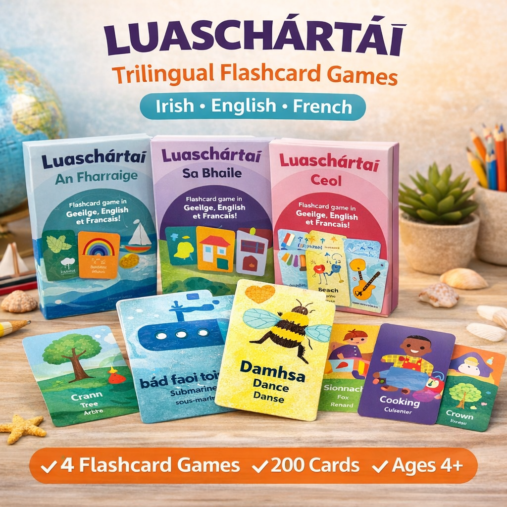 Luaschártaí Bundle - Flashcards