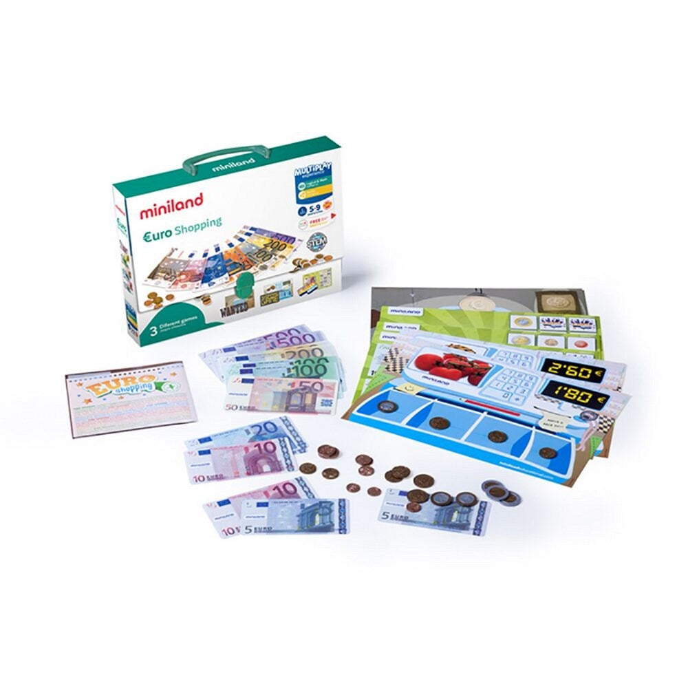 Miniland Euro Money Shopping Game