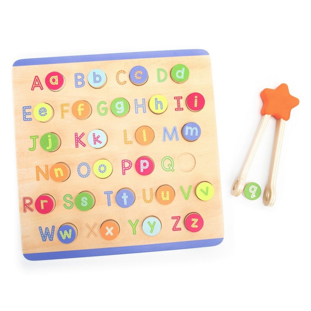 ABCs & Letter Sounds Wooden Puzzle