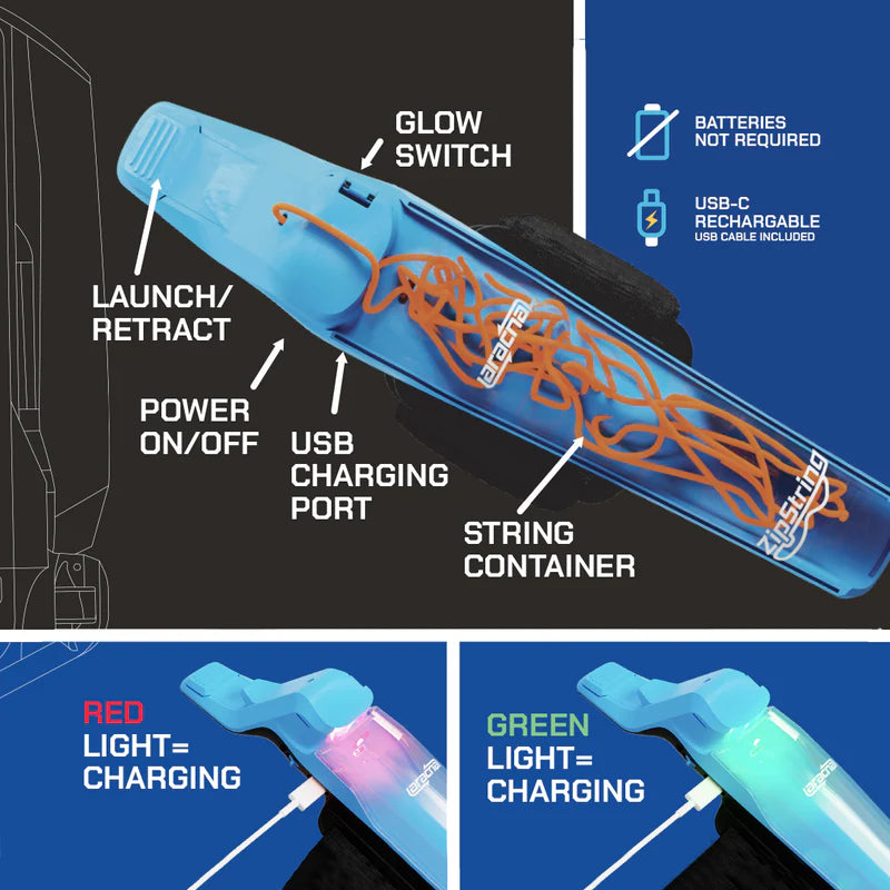 Zip String Aracna Glow in the Dark Web Shooter