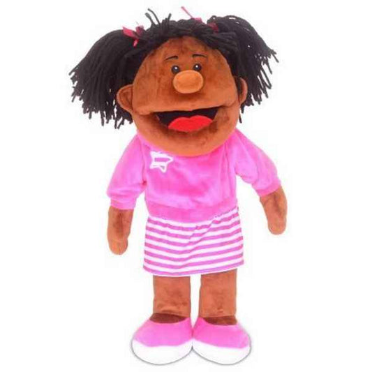 Girl Hand Puppet with Moving Mouth