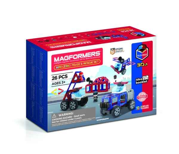 Magformers Police & Rescue set 26 Pieces