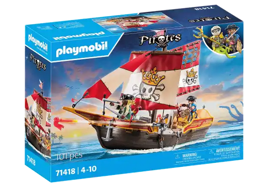 Playmobil Small Pirate Ship 71418