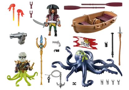 Playmobil Battle Against the Giant Octopus 71419