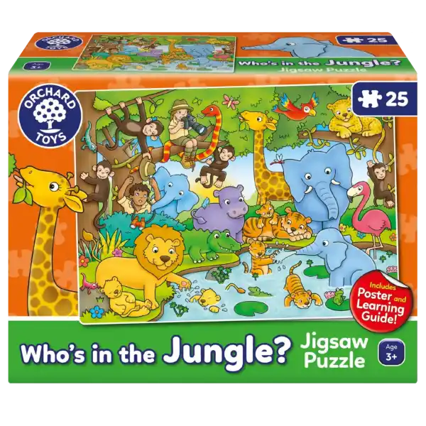 Who's in the Jungle 25 Piece Jigsaw Orchard Toys