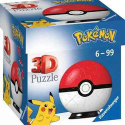 3D Puzzle Ball Pokemon Pokeball - 54 Pieces