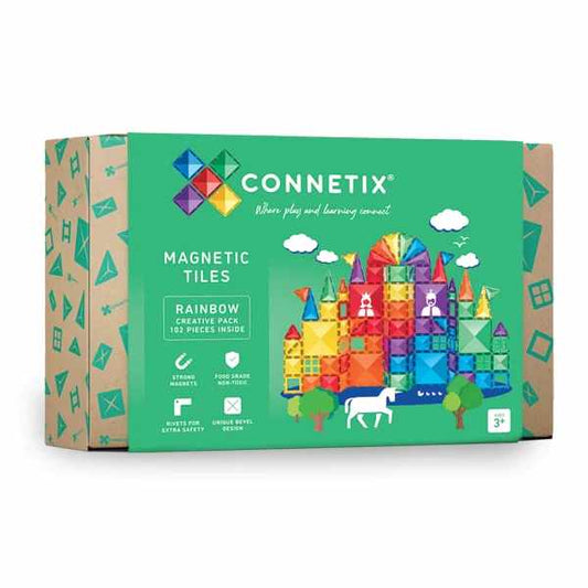 Connetix Magnetic Tiles 102 Piece Creative Set