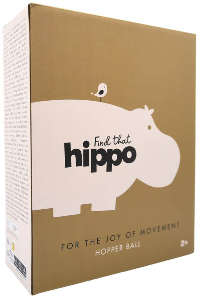 Find That Hippo Bouncing Ball Hopper Ball - Dark Cyan