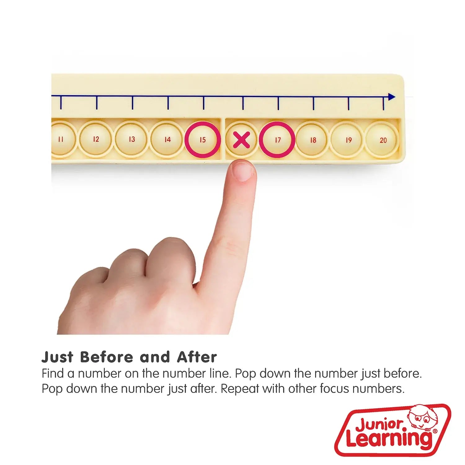 Junior Learning Number Line Bubble Board