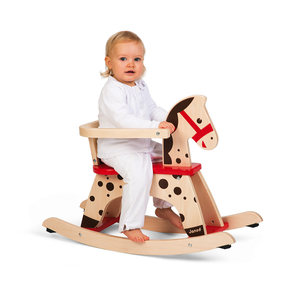 Caramel rocking horse
