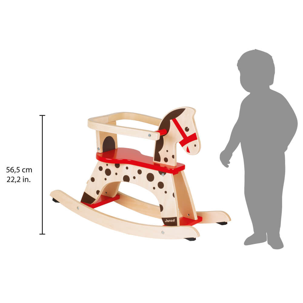 Caramel rocking horse