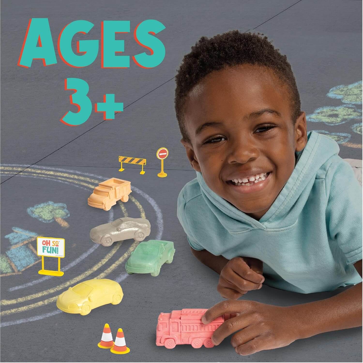 Oh So Fun! Cars and Trucks Chalk Set