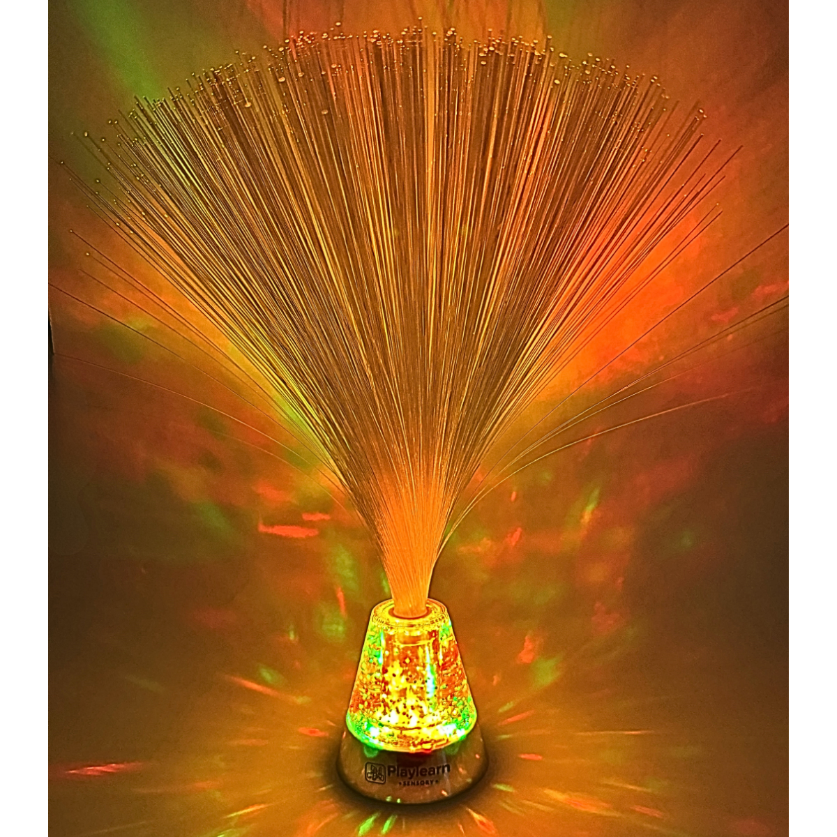 Fiber Optic Lamp with Glitter Base
