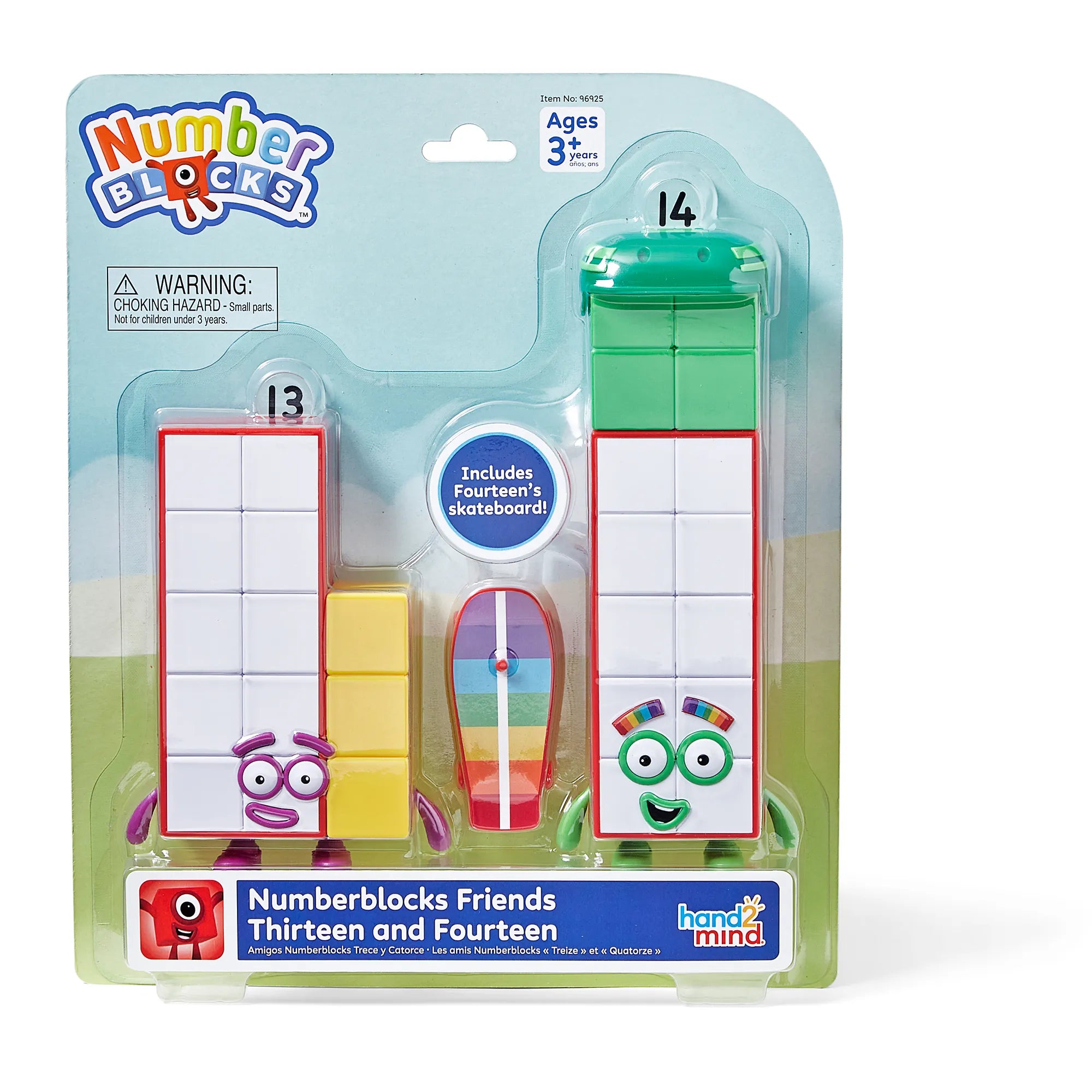 Numberblocks Thirteen and Fourteen Figure Pack