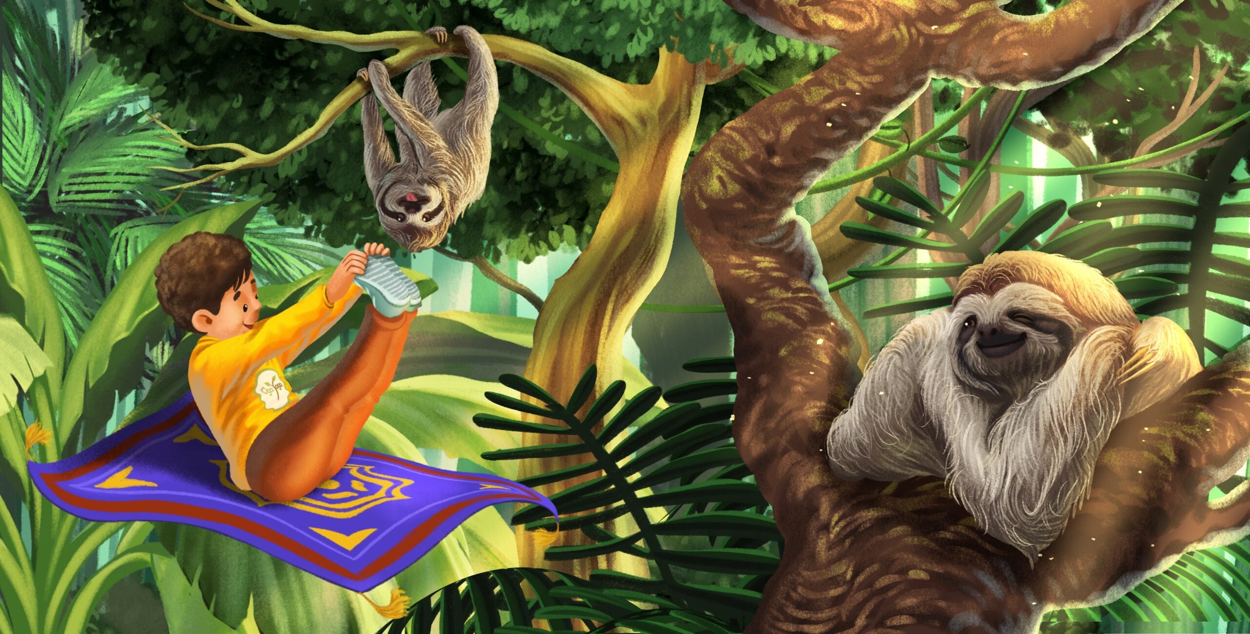 Diarmuid agus an Mata Yoga Draíochta san Amasóin