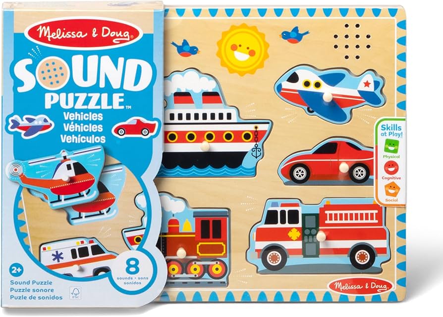 Wooden Vehicle Sound Melissa & Doug