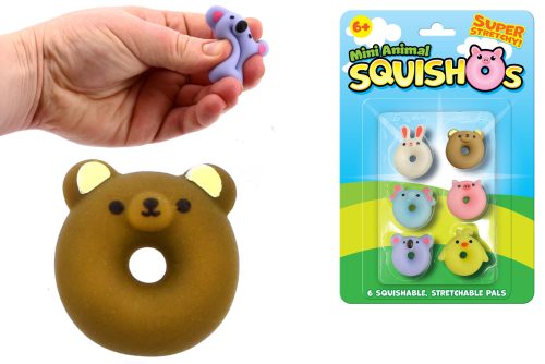 Mini Animal Squishies 6pcs