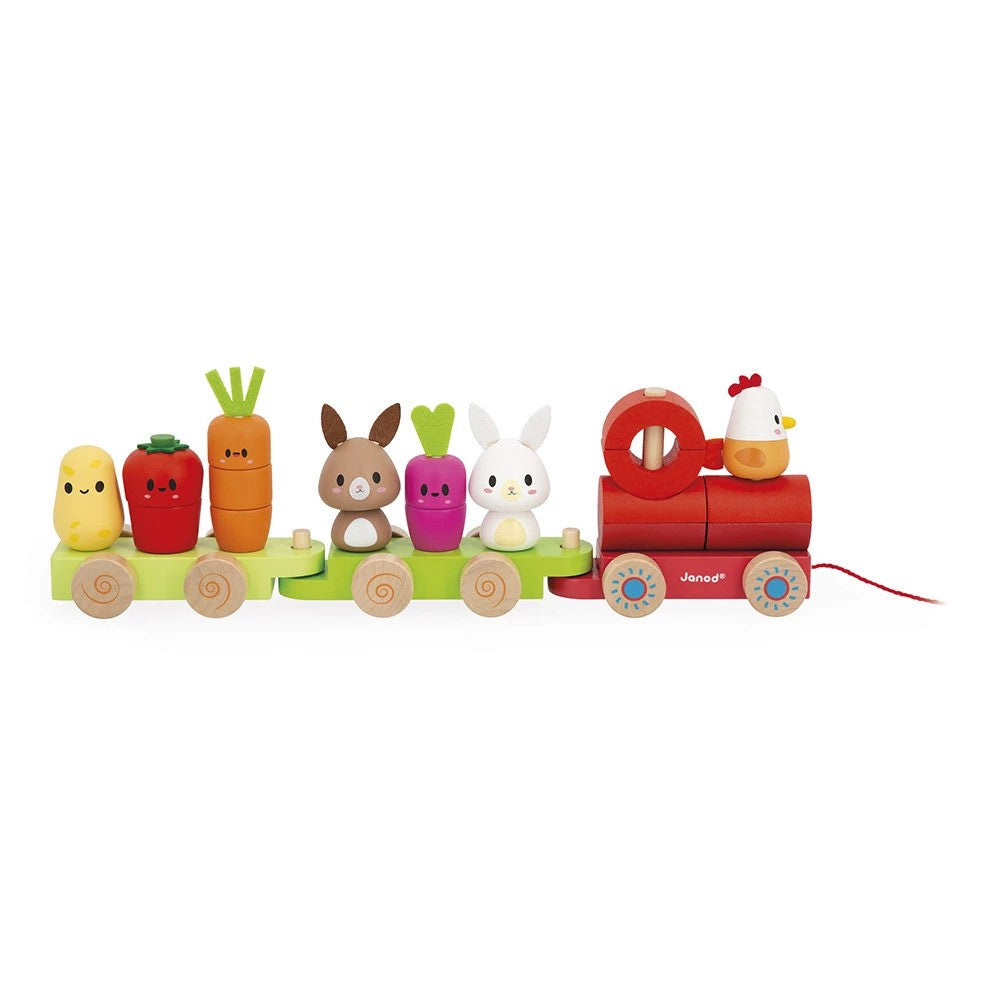 Janod - Farm Pull-Along Train