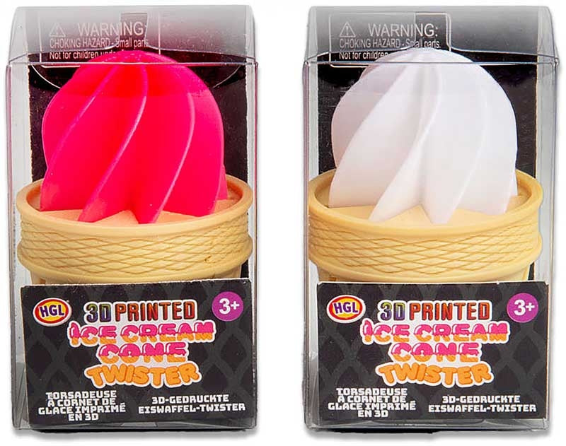 3D Printed Ice Cream Cone Twister
