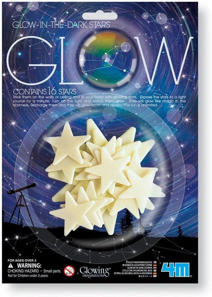 Glow In The Dark Stars - Contains 16 Stars