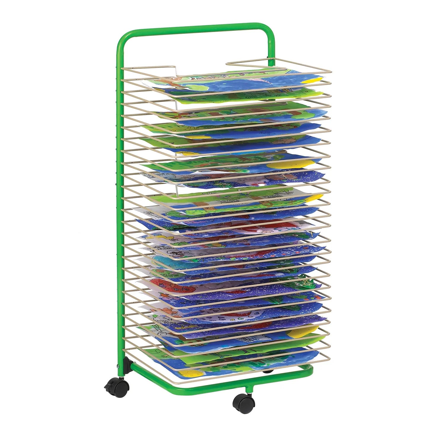 25 Shelf Mobile Drying Rack EDX