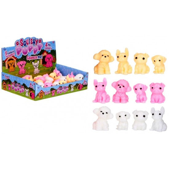 Squishy Puppy - 3 Colours - 4 To Collect