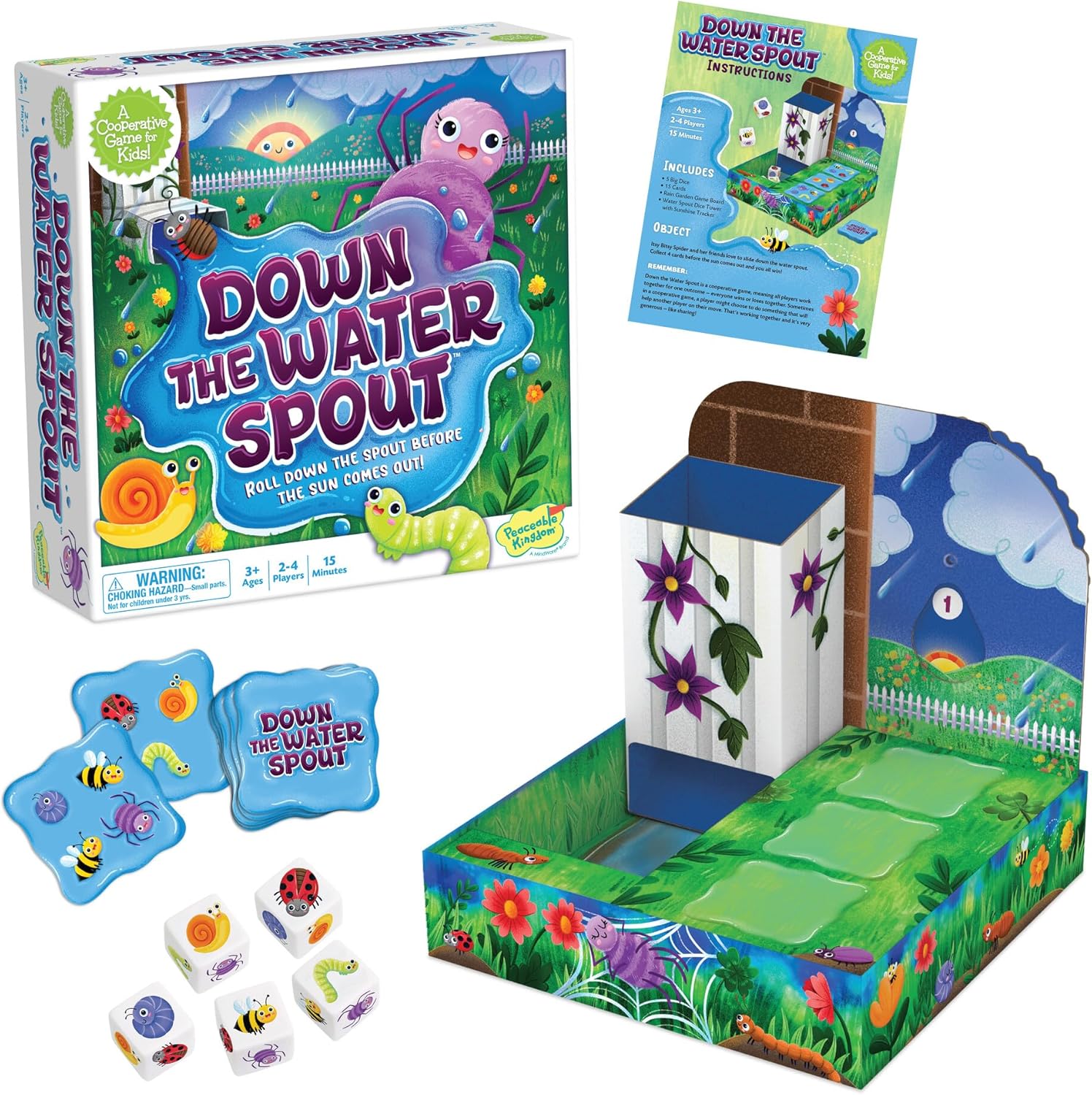 Down the Water Spout Cooperative Board Game