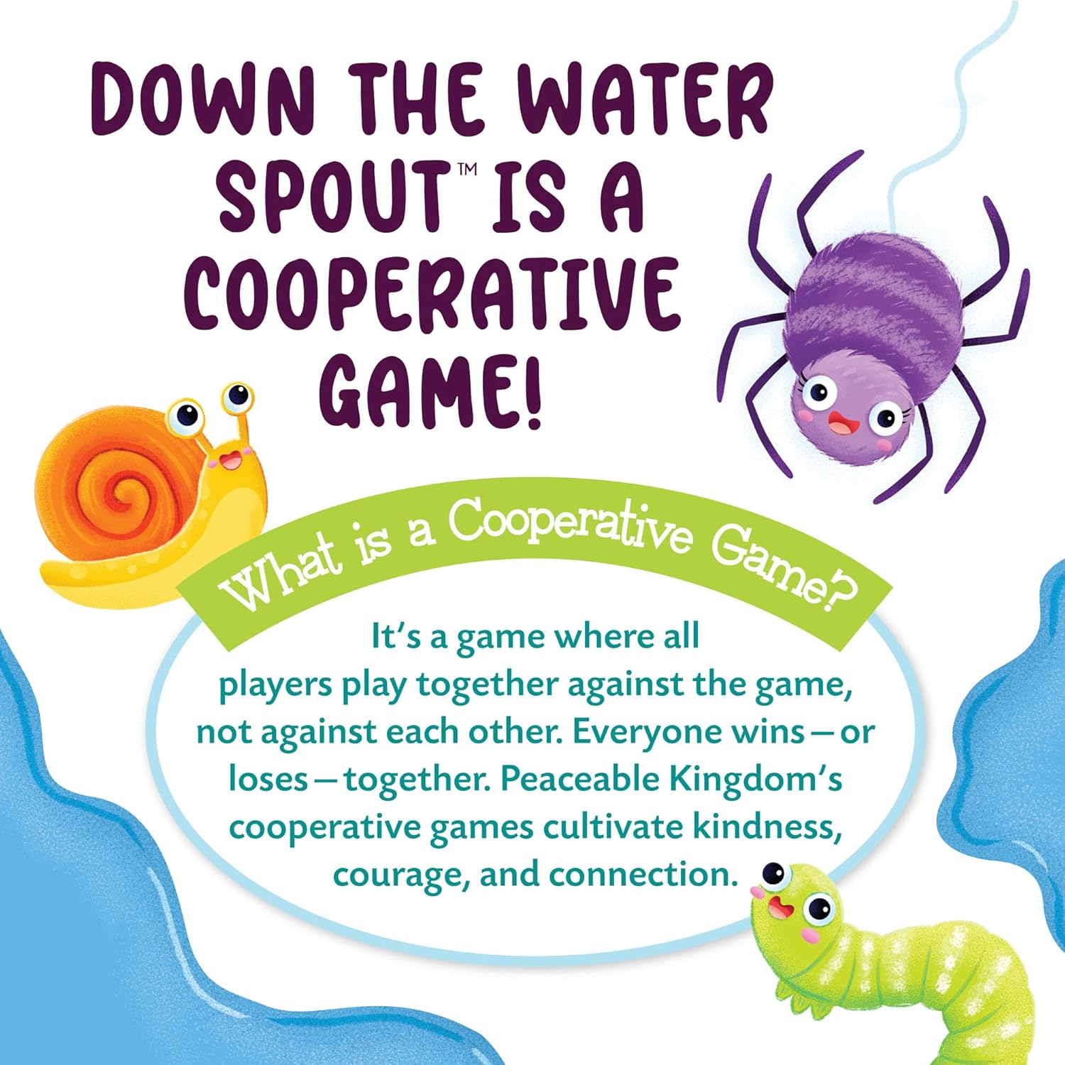 Down the Water Spout Cooperative Board Game