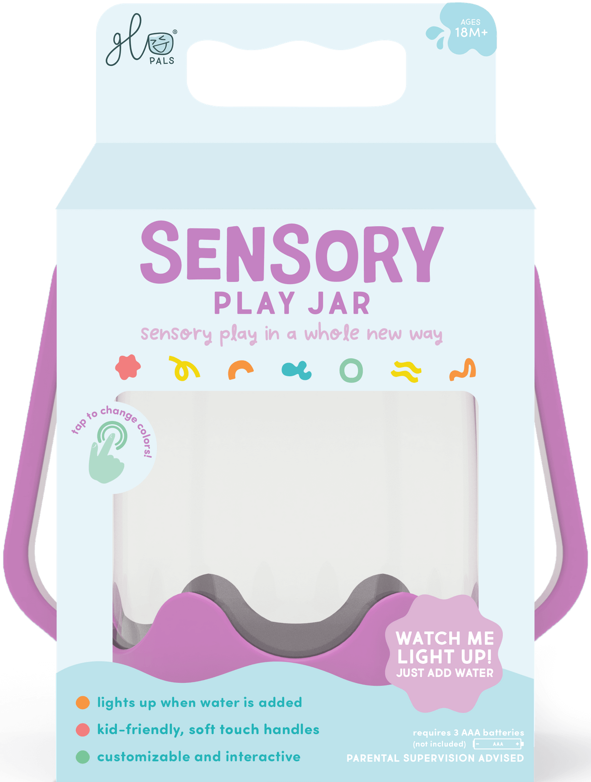 Sensory Play Jar- Purple