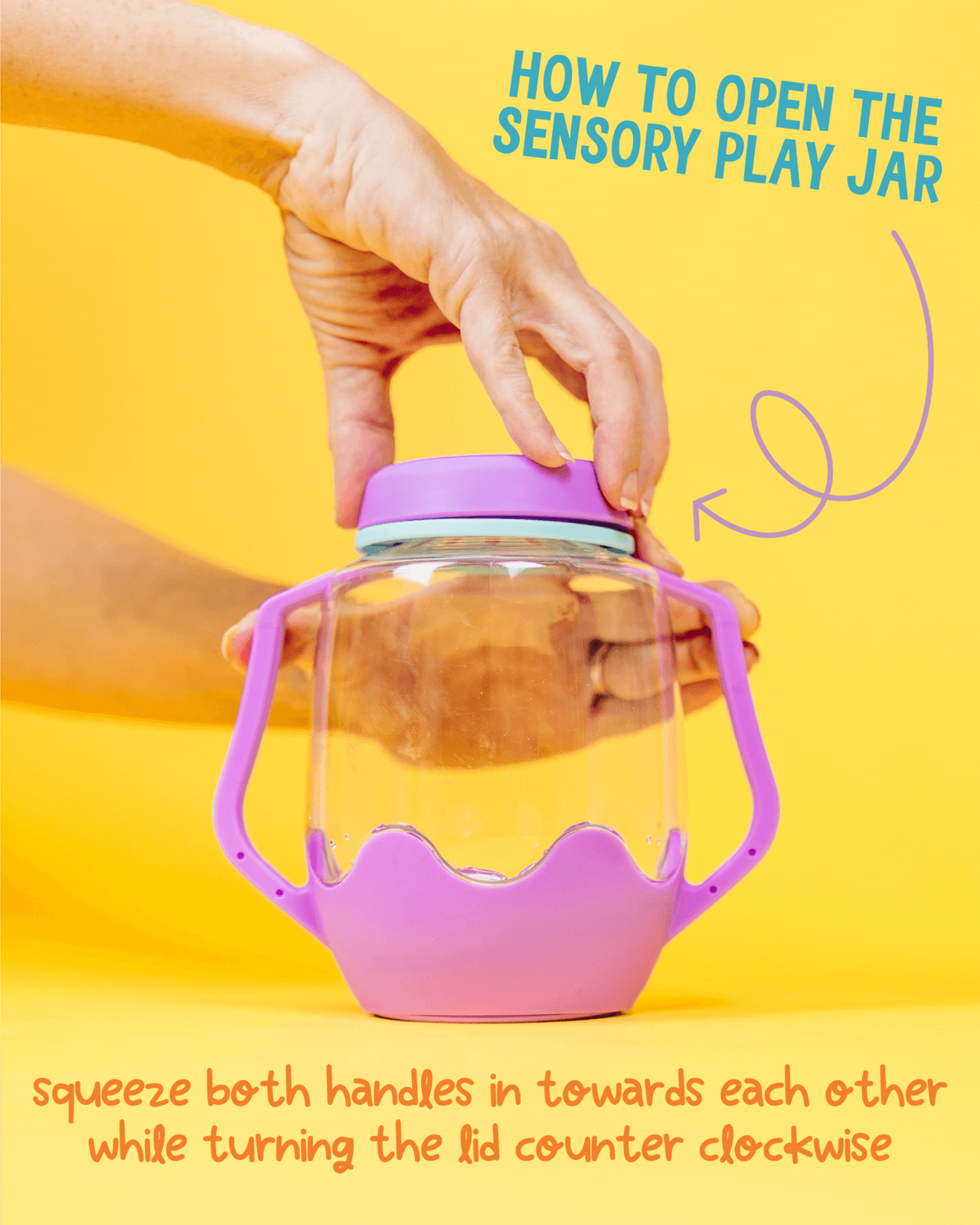 Sensory Play Jar- Purple