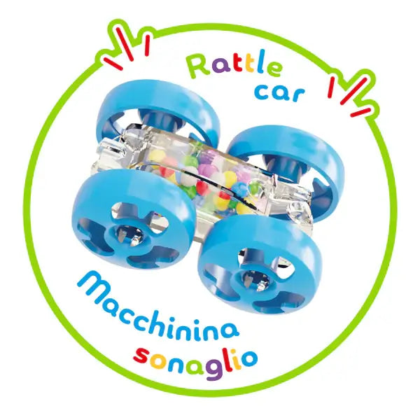 Quercetti Flip Car Racetrack – Dynamic Flip Ramp Racing Toy