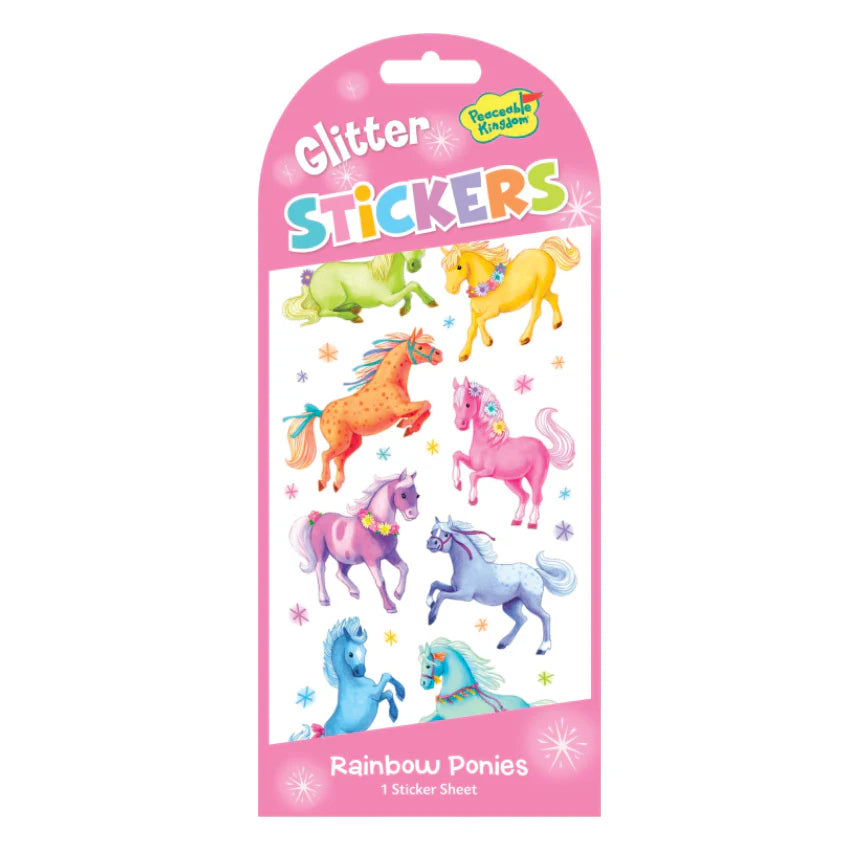 Stickers Rainbow Ponies